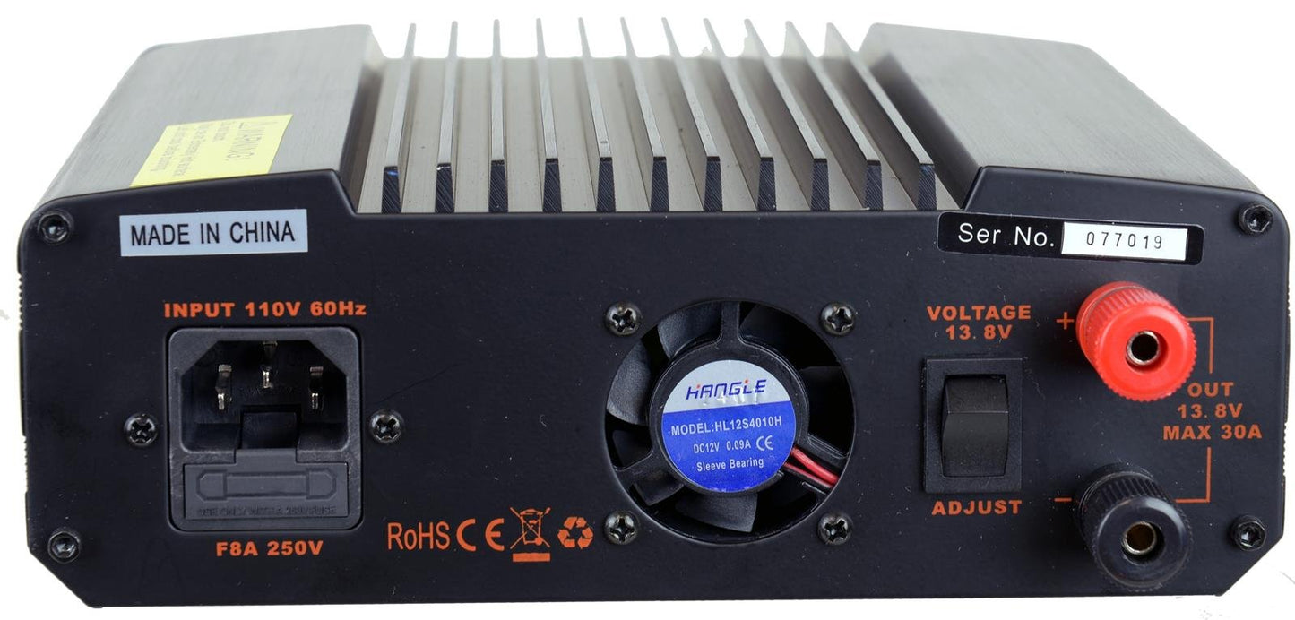 TekPower TP30SWII 30 Amp DC 13.8V Analog Switching Power Supply with Noise Offset
