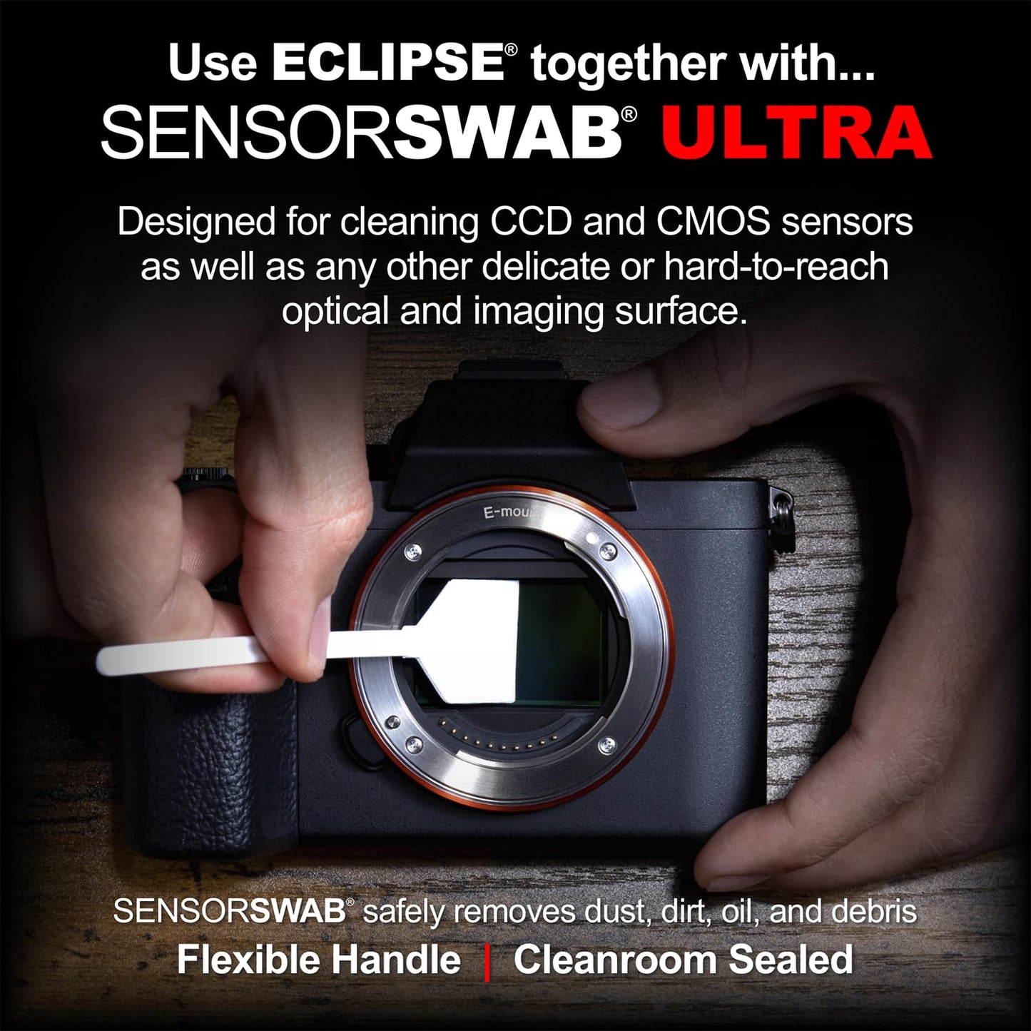 Eclipse Optic Cleaning Solution - Camera Lens and Digital Sensor Cleaner Fluid - Works with All Cameras, Binoculars, and Other Optical Products