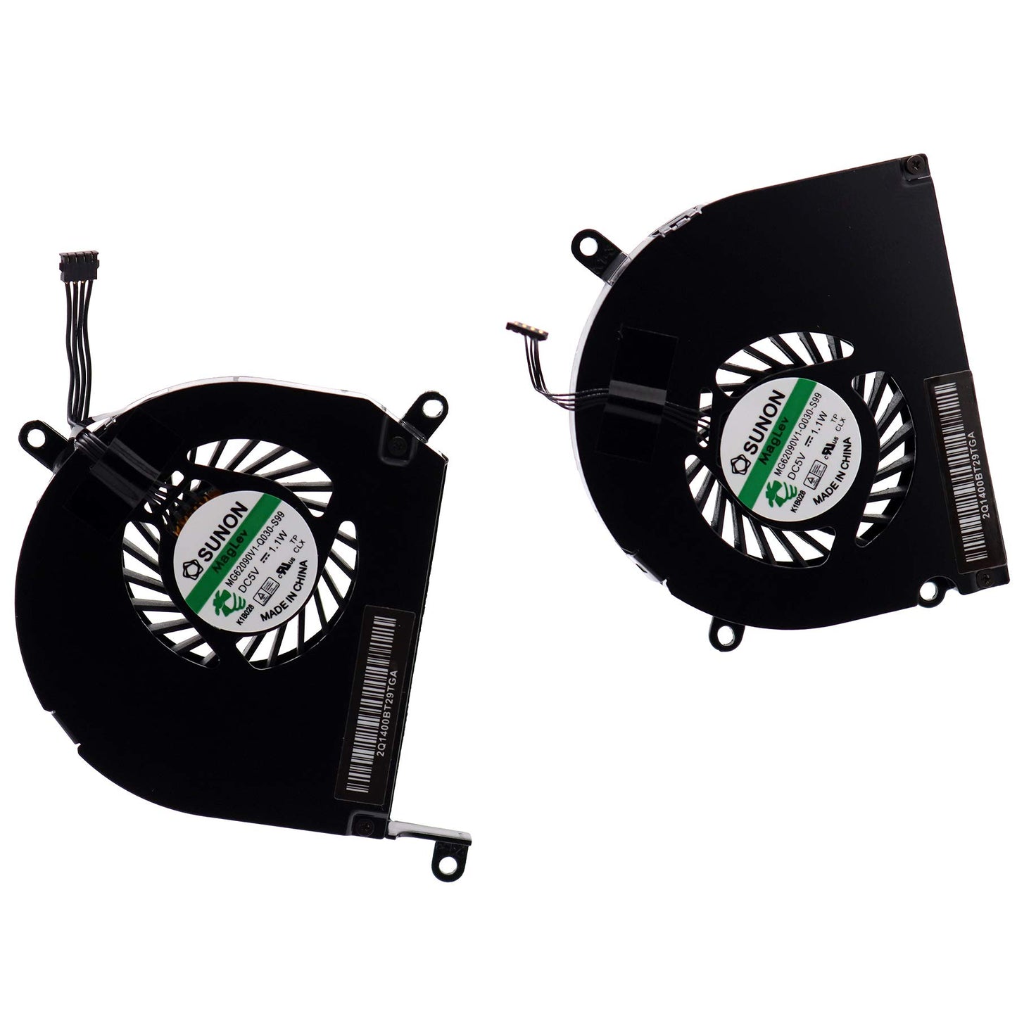 Deal4GO CPU & GPU Graphics Cooling Fan 922-8702 922-8703 Replacement for MacBook Pro A1286 2008 2009 2010 2011 2012 2013