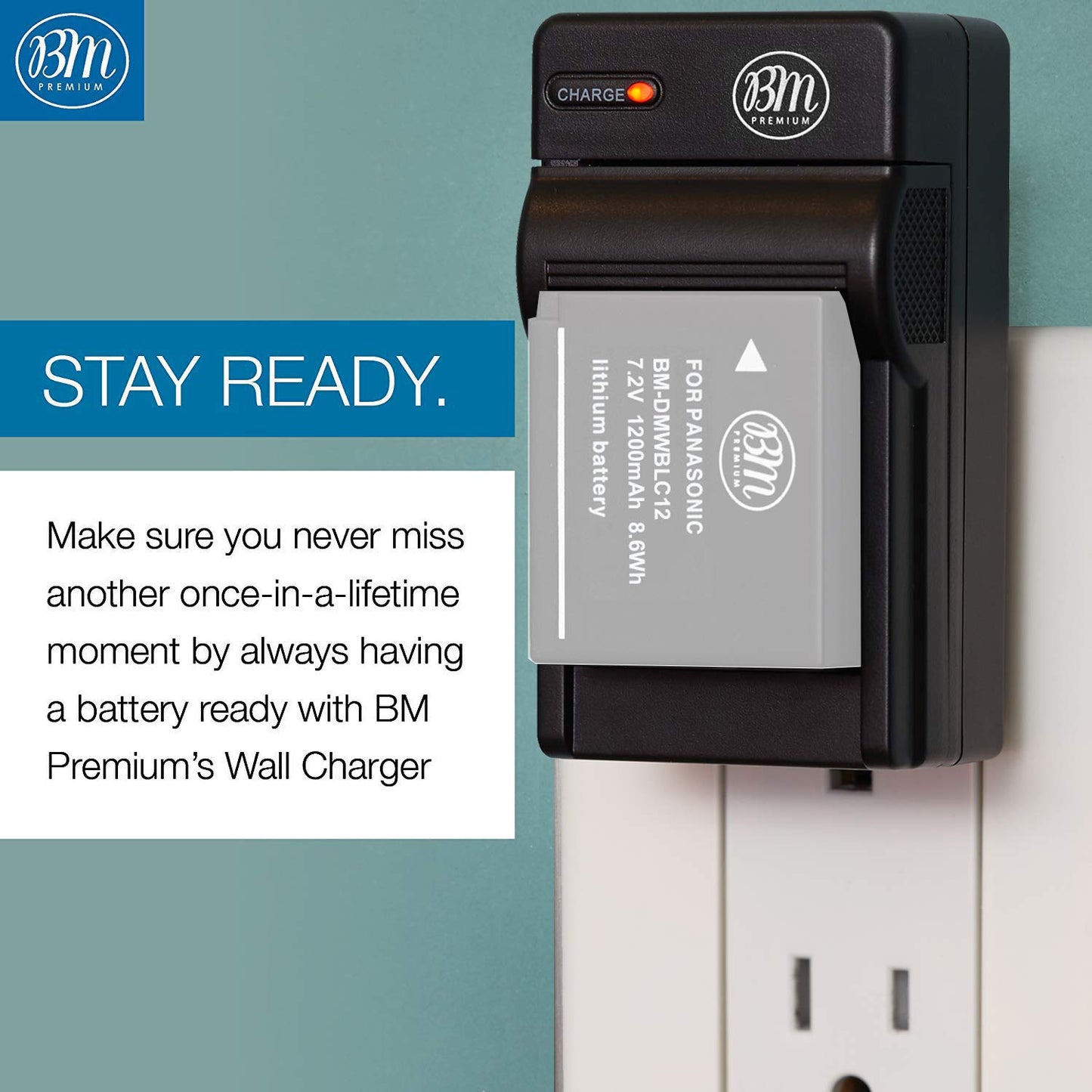 BM Premium NB8L Battery Charger for Canon PowerShot A2200 is, A3000 is, A3100 is, A3200 is, A3300 is Digital Camera