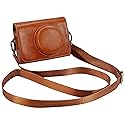 SZHSYJY ZV-1F Case,Camera Case for Sony ZV-1F/ ZV-1 II/ZV-1M2 Digital Camera,Digital camera PU leather storage bag with removable shoulder strap.
