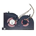 QUETTERLEE Replacement New Laptop GPU Cooling Fan for MSI GS63 GS63VR GS73 GS73VR GS62 GS72 MS-17B1 MS-17B2 MS-16K2 MS-16K3 MS-16K4 MS-16K5 Stealth