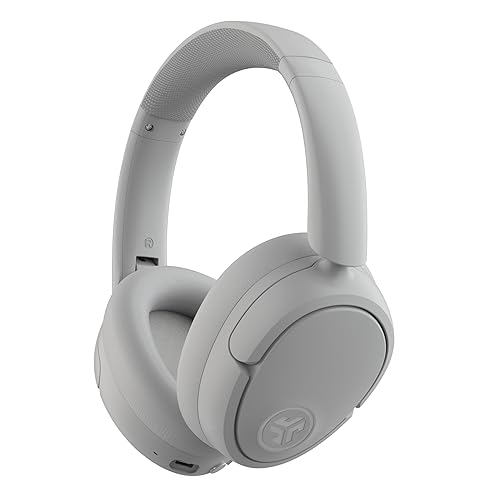 JLab JBuds Lux ANC Wireless Headphones, Cloud White, Hybrid Active Noise Cancelling, Customizable Sound, Spatial Audio Compatible, Premium Over-Ear…