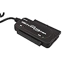 PTC Black USB 2.0 to IDE and SATA Adapter Cable with Power