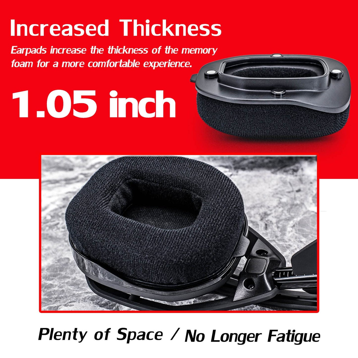 DIMOST Ear Pads Headband Compatible with Astro A40 TR Headset (Velvet)
