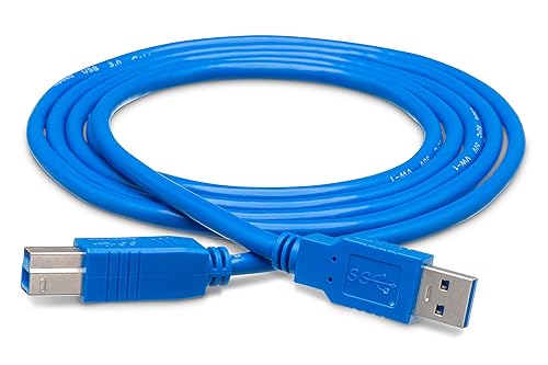 Hosa USB-306AB SuperSpeed USB 3.0 Cable, Type A to Type B, 6 Feet