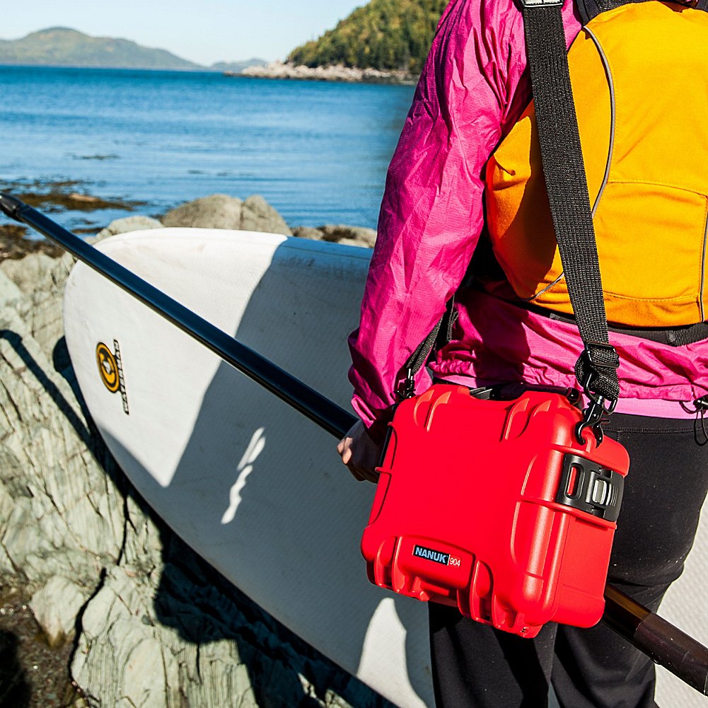 NANUK 904 Waterproof Hard Case with Foam Insert - Orange