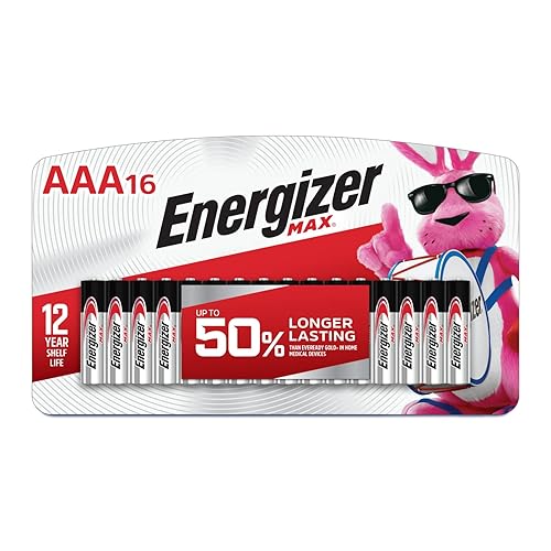 Energizer AAA Batteries, Max Triple A Alkaline, 16 Count