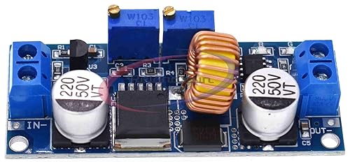 5A DC to DC CC CV Lithium Battery Charging Board Led Power Converter Lithium Charger Module Hong XL4015 (Blue)