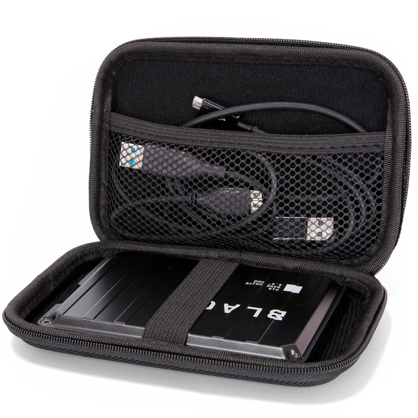 Ginsco Hard Shell Travel Case for Seagate Portable 1/2TB 5TB External Hard Drive,for UnionSine 500GB/1TB Ultra Slim Hard Drive,Universal HDD Case