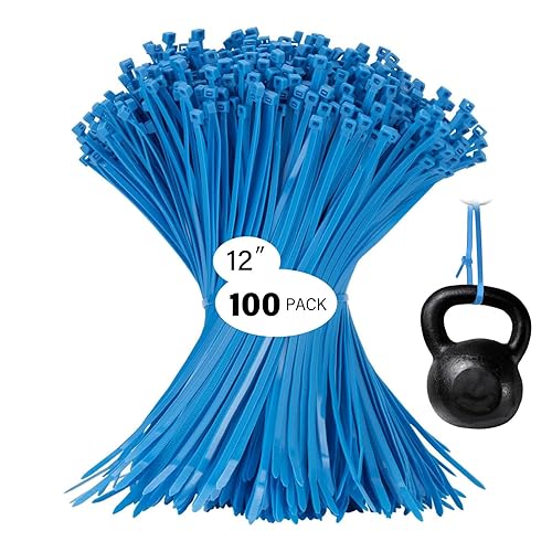 Zip Ties Heavy Duty Cable Ties with 200lbs Tensile Strength, Multi-Purpose Adjustable Ties, UV Resistant Indoor and Outdoor Cable Ties for Use in The