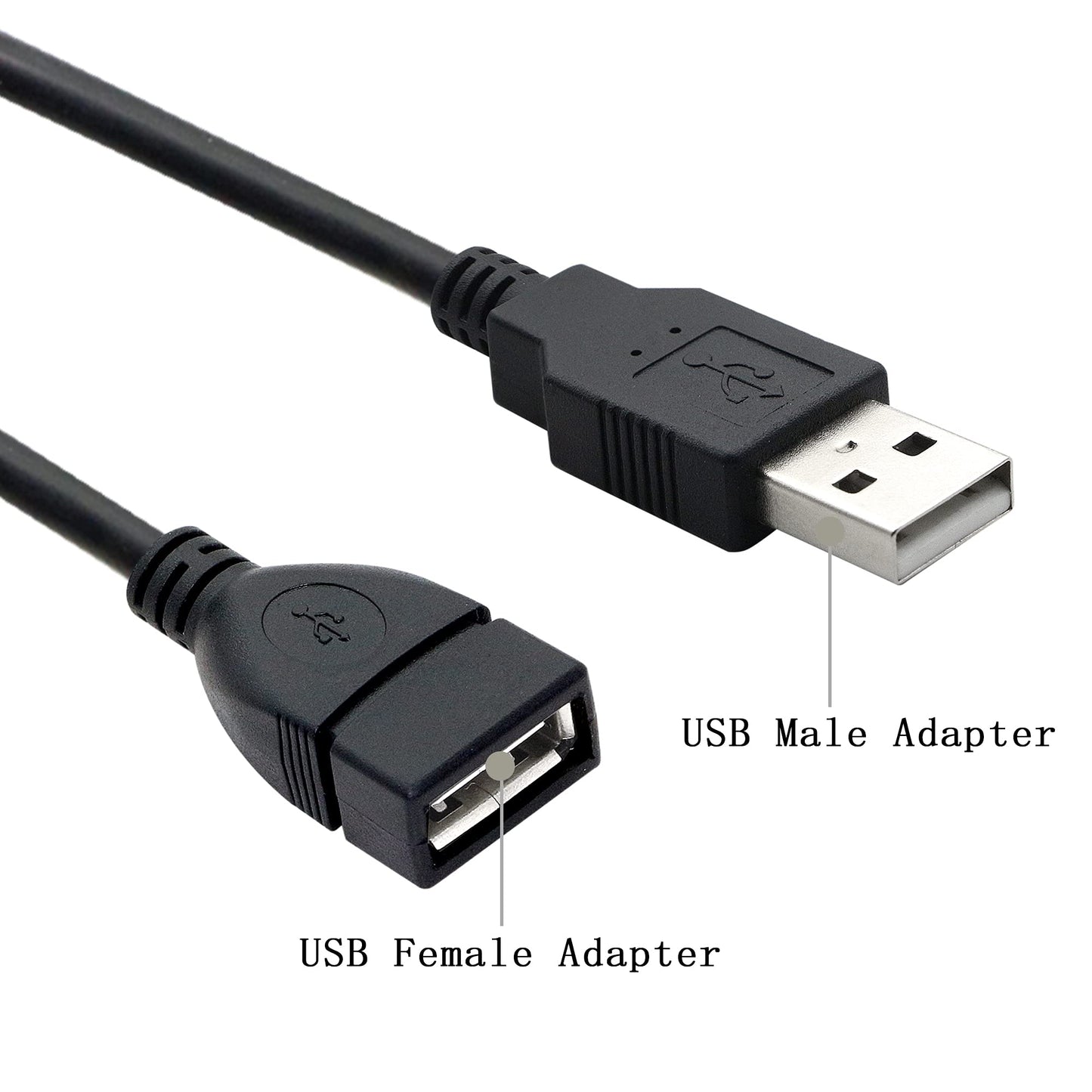 PNGKNYOCN 20cm Male to Female USB Cable with On/Off Switch, for USB Fan, LED Desk Lamp and Other Computer Peripheral Low-Power Electrical…