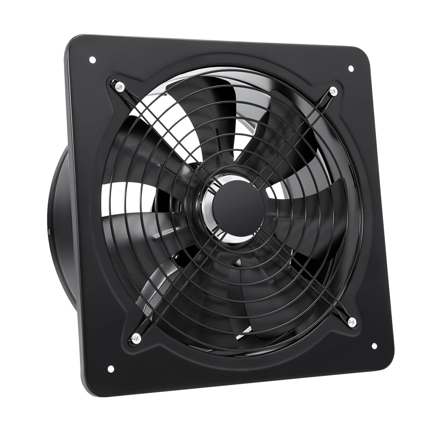 Kaibrite 2000r/min 125W 110V Axial Fan With Grill Industrial Ventilation Metal Ventilating Ex-tractor Air Blower Silent Ventilator Wall Mounted