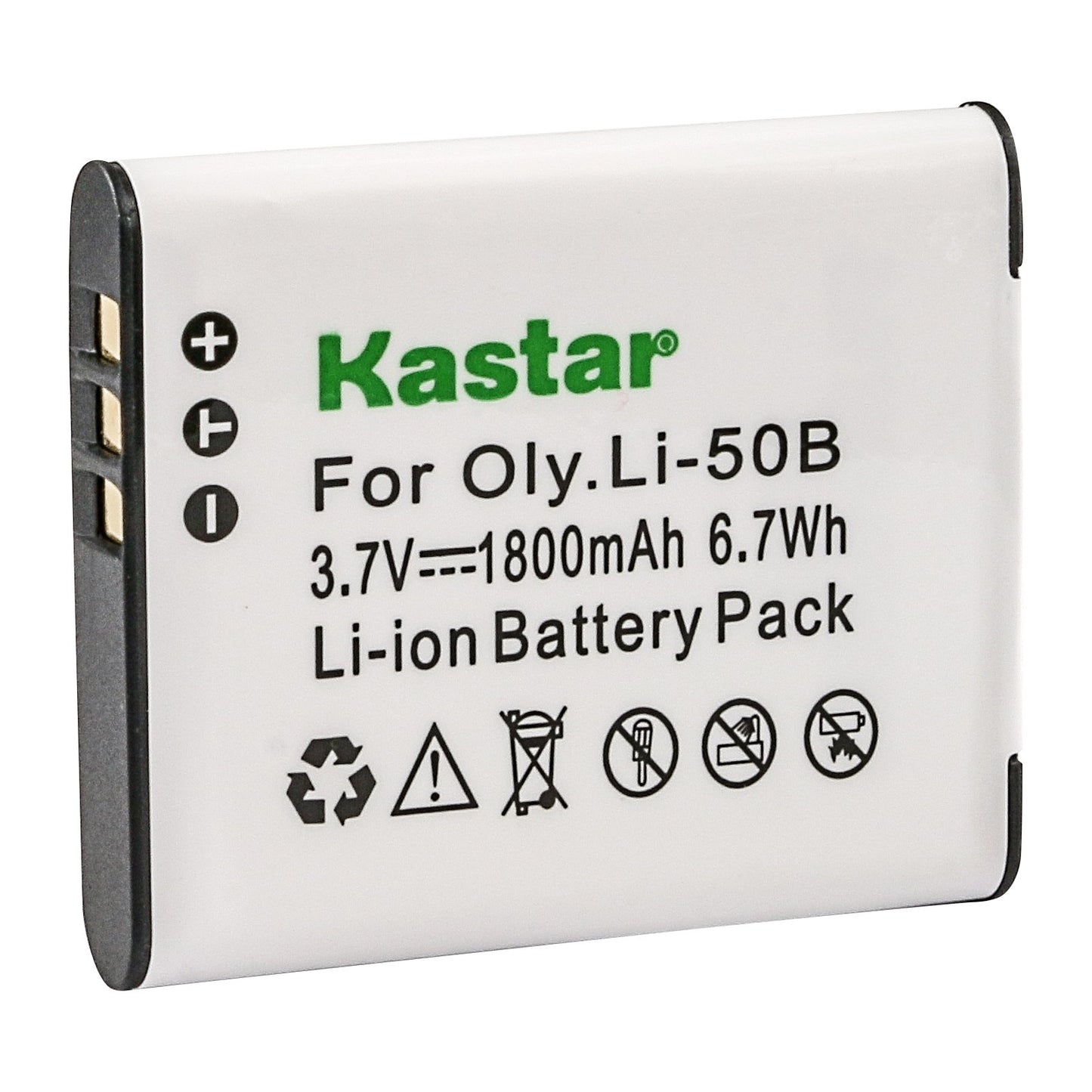Kastar LI-50B Replacement Lithium-Ion Battery for Olympus Tough 8000, Tough 6000, Stylus 1030 SW, Stylus 9000, Stylus 1010, Stylus 1020 Digital Camera