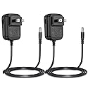 Security-01 AC to DC 6V 1A Power Supply Adapter,Plug 5.5mm x 2.1mm,UL Listed(Pack of 2)