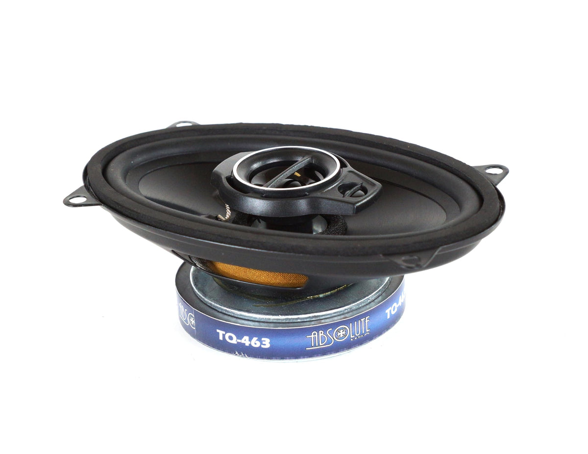 Absolute TQ-463 4"x6" 3-Way Coaxial Speaker System