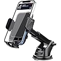 VEDA Car Phone Holder Mount, Cell Phone Holder for Dashboard Windshield, Suction Cup Hands-Free Car Phone Stand, Compatible with iPhone, Samsung