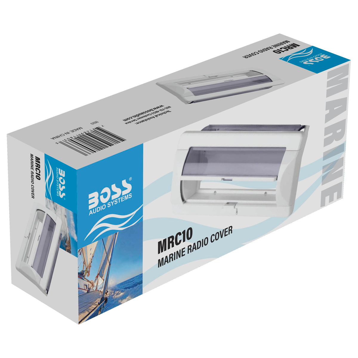 BOSS Audio Systems MRC10 Marine Waterproof Radio Cover, White