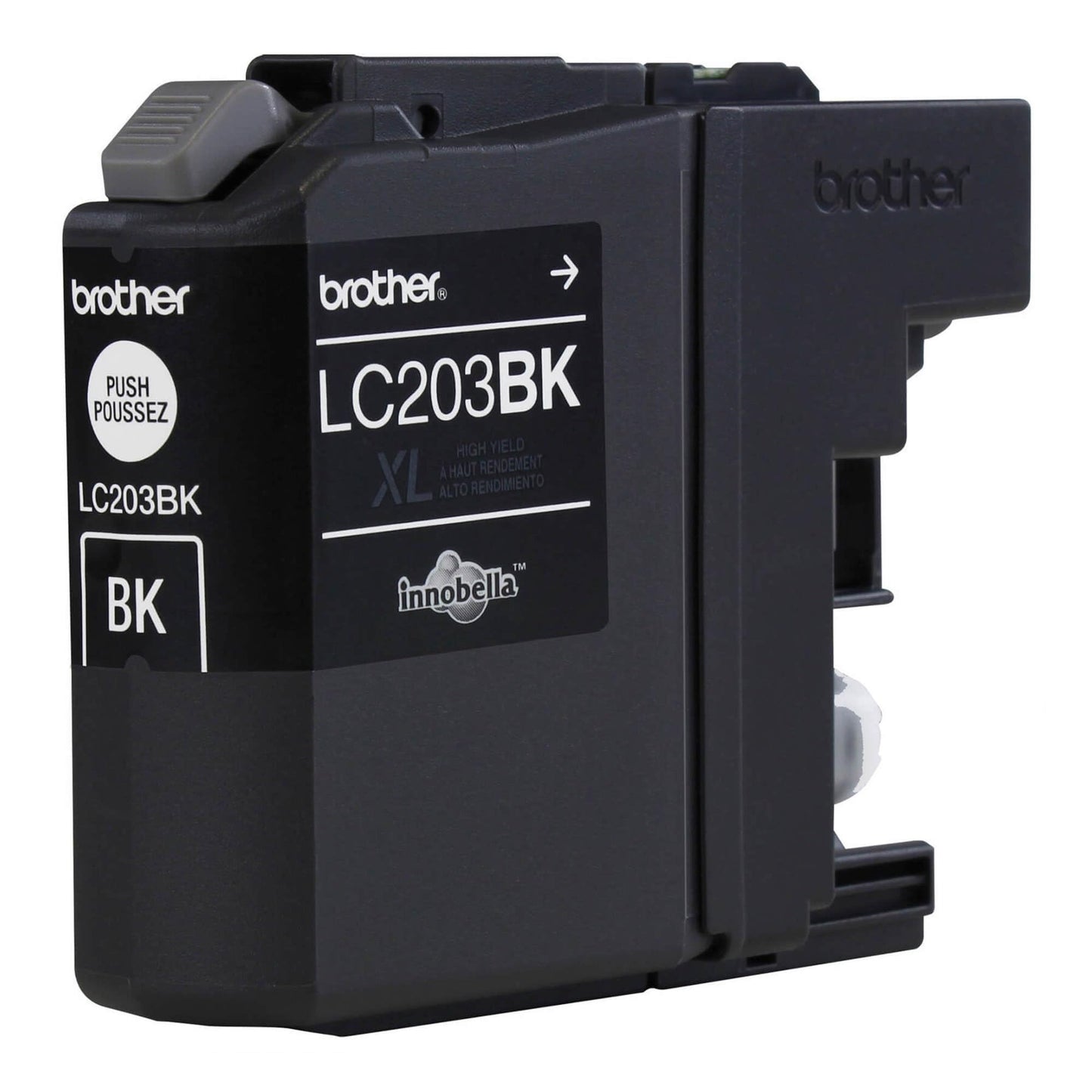 Brother Genuine High Yield Black Ink Cartridge, LC203BK, Replacement Black Ink, Up to 550 Pages, Amazon Dash Replenishment, LC203