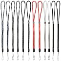 Brvlsoc Hand Wrist Strap Lanyard (12-Pack) - Adjustable Colorful Nylon Straps for Camera, Keys, Phone, USB Drive, Wallet, or ID Badge