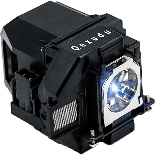 Qexudu ELP-LP96 /V13H010L96 Replacement Projector Lamp Bulb with Housing for Epson VS250 VS355 VS350 EX5260 EH-TW650 EB-S41 Powerlite Home Cinema 2150