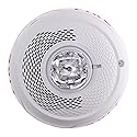 System Sensor SPSCWL Ceiling Mount Speaker Strobe, Clear Lens, White