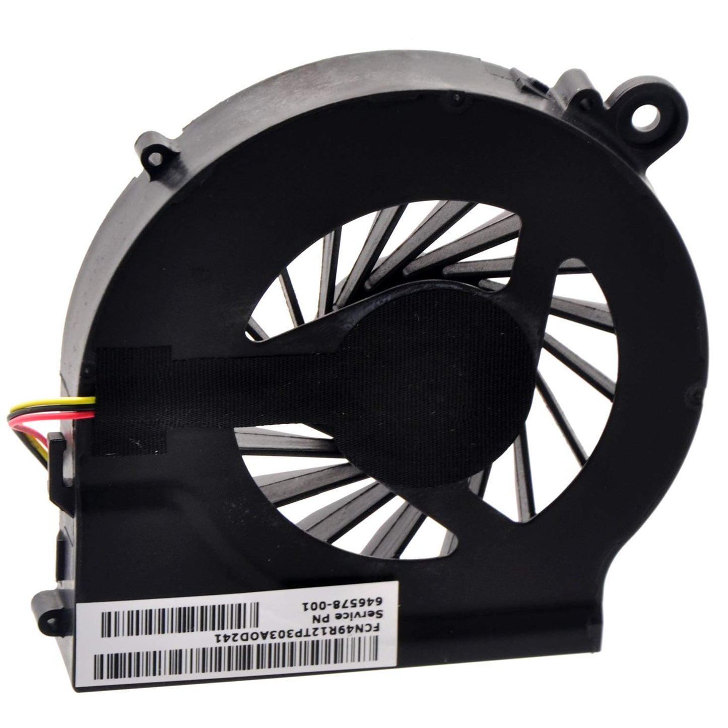 Deal4GO 3-Wire CPU Cooling Fan for HP Pavilion G7 G6 G4 Cooling Fan Compaq CQ42 CQ62 CQ56 CQ56z Presario CQ62z G62t Q72C Series 646578-001 Laptop Fan