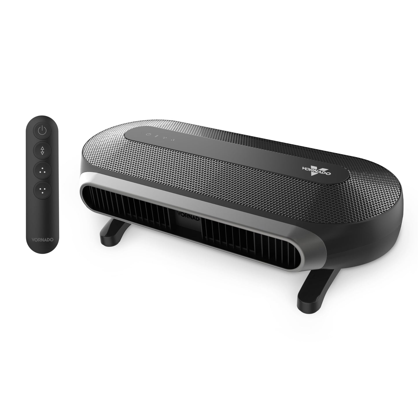 Vornado AXL Low-Profile Airwave® Oscillating Fan with Remote Control, 5 Quiet Speeds, 40° Motorized Tilt, Energy Efficient Brushless DC Motors, Fan