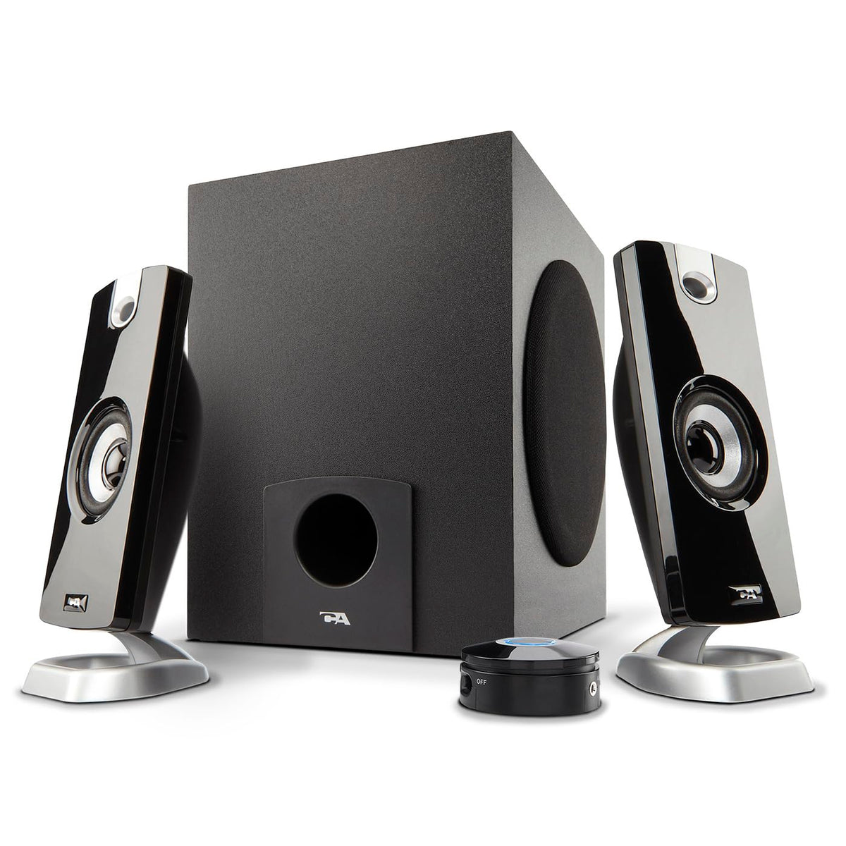 Cyber Acoustics CA-3090 2.1 Speaker System, 18W, Subwoofer