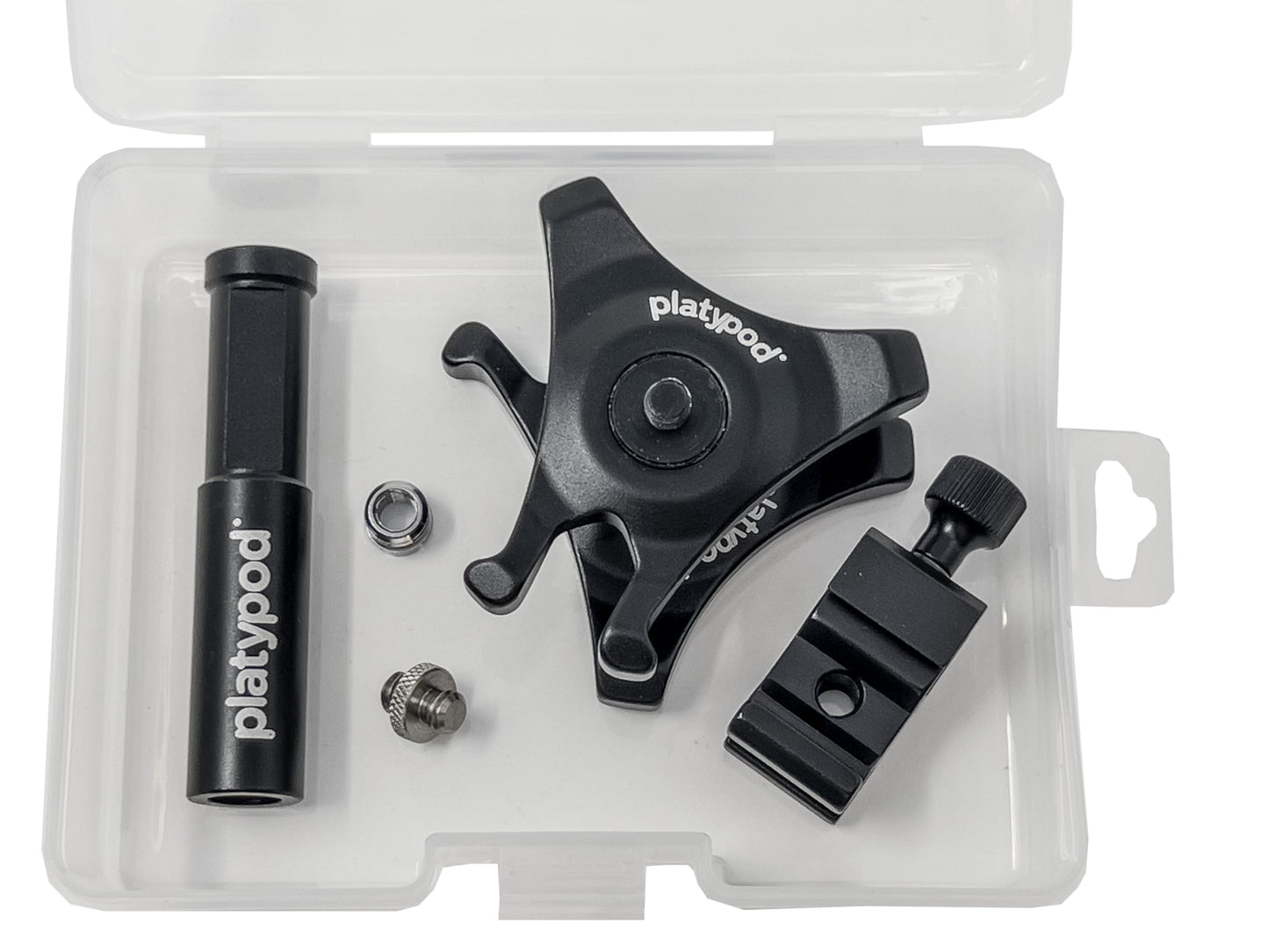 Platypod Super Adapter Survival Kit - Multi-Mount Camera Support Accessories for Hot Shoe, Tripods, Platypod Systems, and Photography Gear