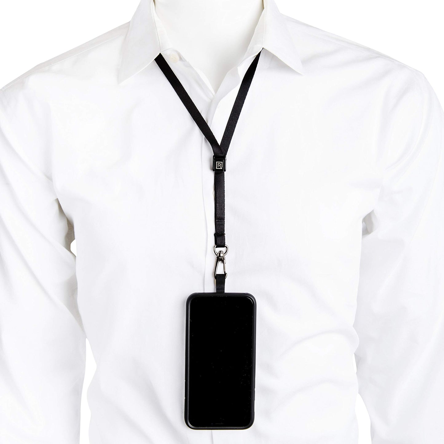 BLACKRAPID Wander-Lanyard Set for Smartphone, 17.5" (35" in a Loop) Neck Strap with Tether Tab