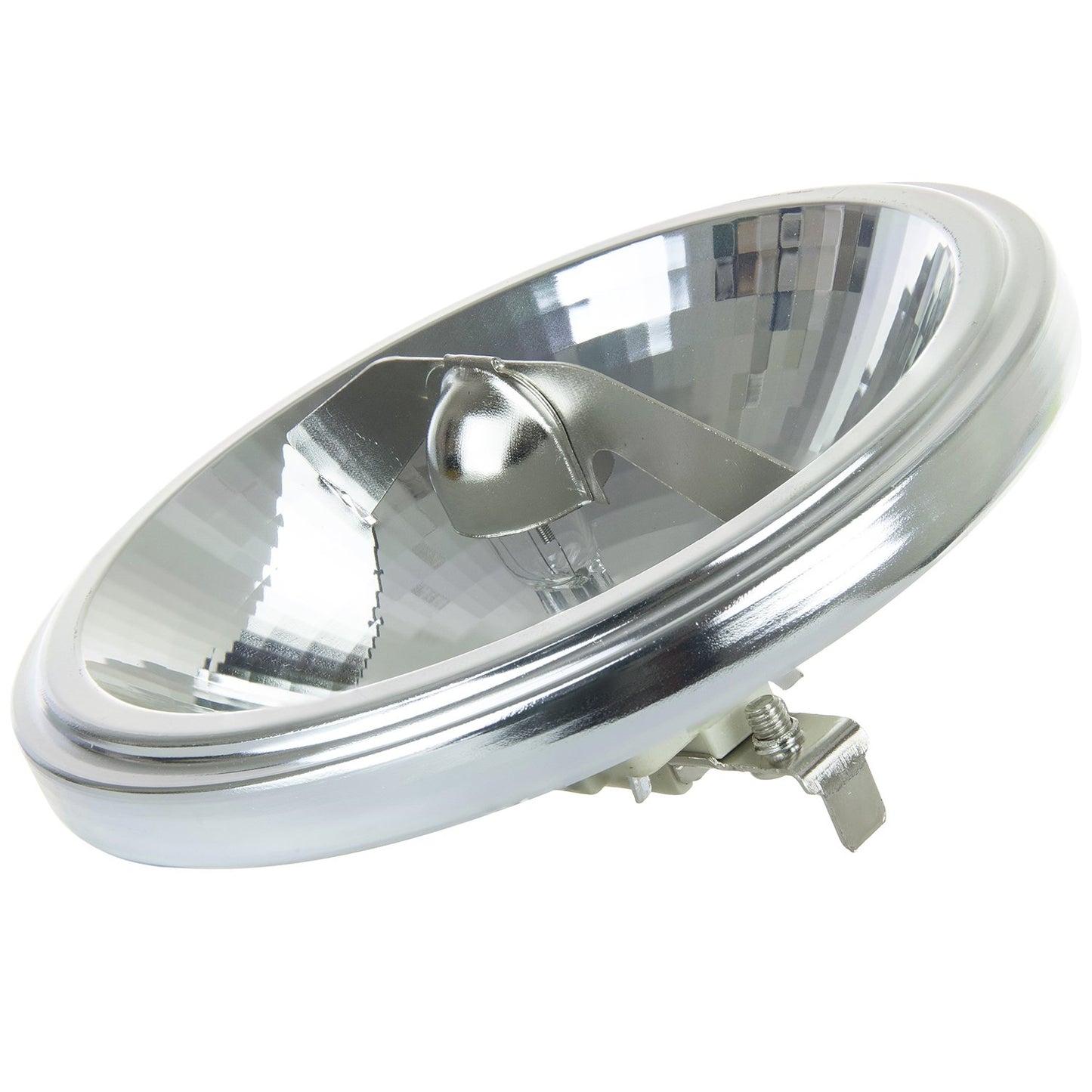 Sunlite40748-SU 50AR111/SP/12V 50 Watt, 8° Spot, AR111 Halogen Spotlight Reflector Lamps, 12-Volts, Screw Terminal Connection (G53), Dimmable, 13,500