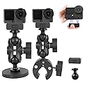 PellKing Handlebar Clamp Car Mangnetic Mount for DJI Osmo Action 6/Nano,Quick Release Mangetic Mount 66mm Magnetic with 360 Degree Rotation,Ball Head