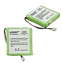 HQRP Phone Battery 2-Pack Compatible with Medion MD81877, MD82877, Life S63006, Slim DECT 500, TeXet DECT TX-D7400 Cordless Telephone