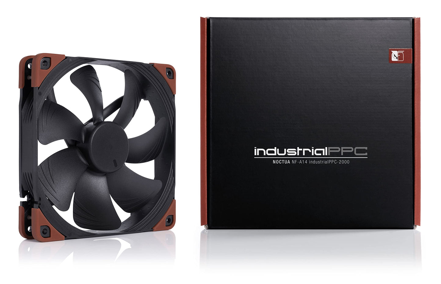 Noctua NF-A14 iPPC-2000, Heavy Duty Cooling Fan, 3-Pin, 2000 RPM (140mm, Black)