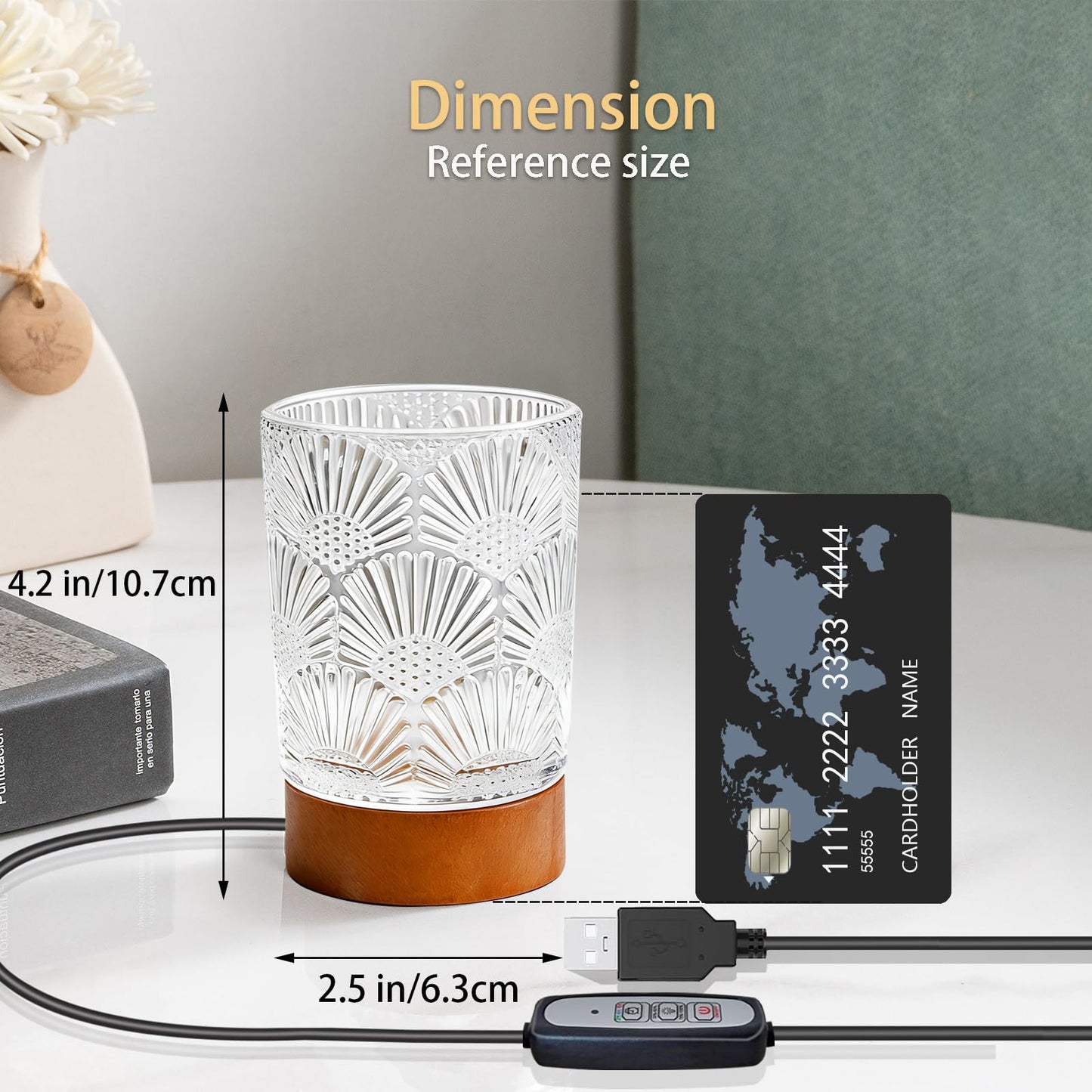 PWTZMYXGS Night Light Bedside Lamp Touch and Dimmable Tabletop Brightness Adjustable for Adults, in Bed at Night Put on Table, Headboard, Dorm,Bedroom