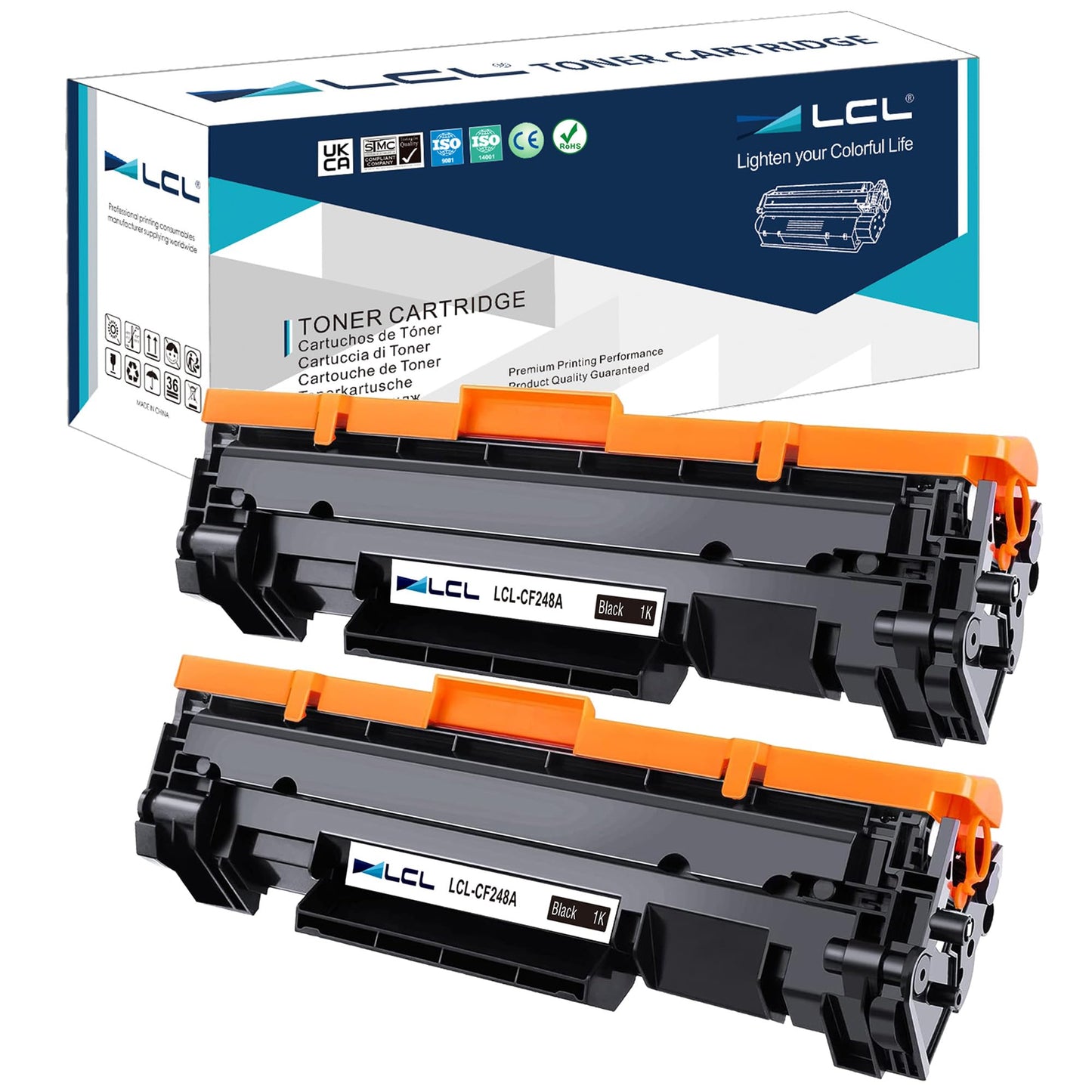 LCL Compatible Toner Cartridge Replacement for HP 48A CF248A for HP LaserJet Pro M15 M15a M15w M16w M16a MFP M28a MFP M28w MFP M29a MFP M29w M30w M31w