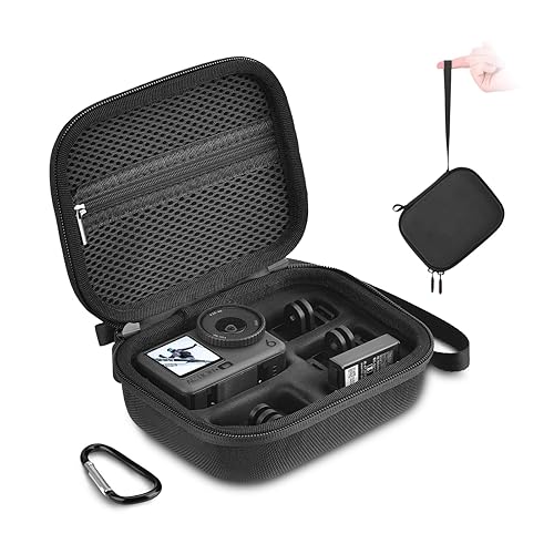BRDRC Carrying Case for DJI Action 6 Accessories, Storage Bag Protective Case Hard Shell Cover for DJI Osmo Action 6 Standard Bundle Camera Accessory