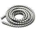 Othmro 9FT PE Spiral Cable Wraps 0.39-0.47in Dia Polyethylene Expandable Abrasion Protector Wire Sleeves Spiral Wire Wrap Tubes PC Manage Cables