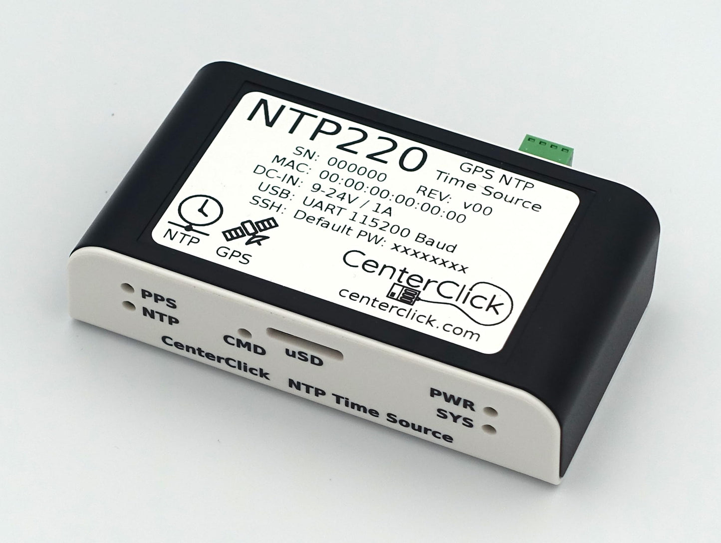 CenterClick NTP2xx Series GPS Based NTP Server Appliance (NTP220)