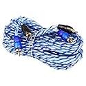 Rockville RTR172 17 Foot 2 Channel RCA Cable 100% Copper, Twisted Pair, Split Pin, Dual Shielding, for Home Audio, DJ, and Car Audio Setups
