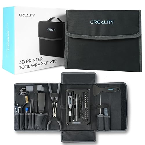 Creality 3D Printer Tool Kit, 74Pcs 3D Printing Tool Wrap Kit Assembly/Removal/Filament Cutting Set 3D Printer Accessories for All FDM Printers