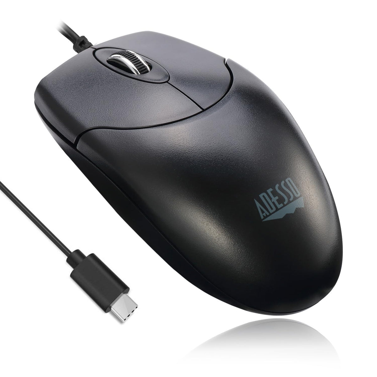 Adesso iMouse M6C-TAA USB Type-C Desktop Full Size Mouse TAA Certified