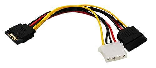 zdyCGTime 6-Inch SATA Power Cable Adapter for IDE to SATA Hard Drive/Optical Drive