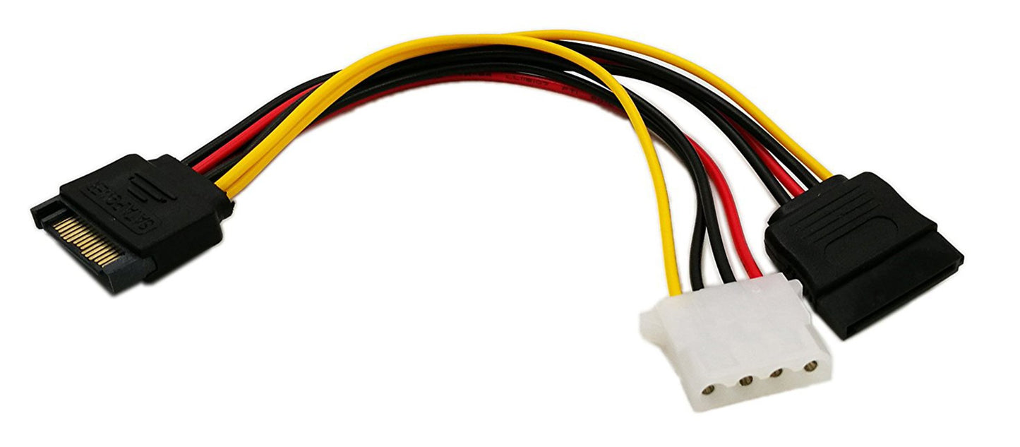 zdyCGTime 6-Inch SATA Power Cable Adapter for IDE to SATA Hard Drive/Optical Drive