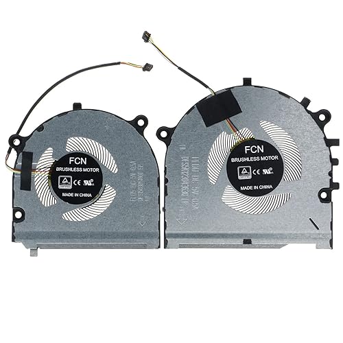 Replacement CPU&GPU Cooling Fan for Lenovo ThinkBook 14s-IML 14s-IWL DFS5K123043630 FLDU DFS150305180T FL05 DC 5V