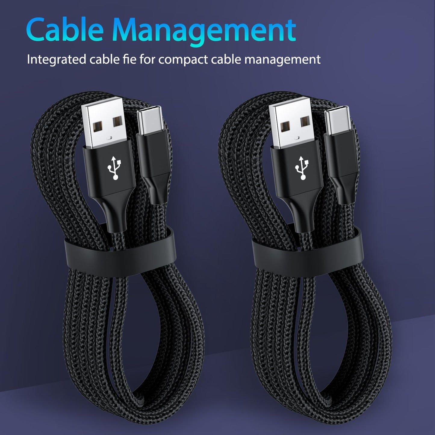 2 Packs 6ft USB C Cable for Fire Tablets (All-new HD 10 9th 10th 11th Generation,7 Kids Edition 2019 2021,HD 8,8 Plus 2020 2022 Release).Type-C