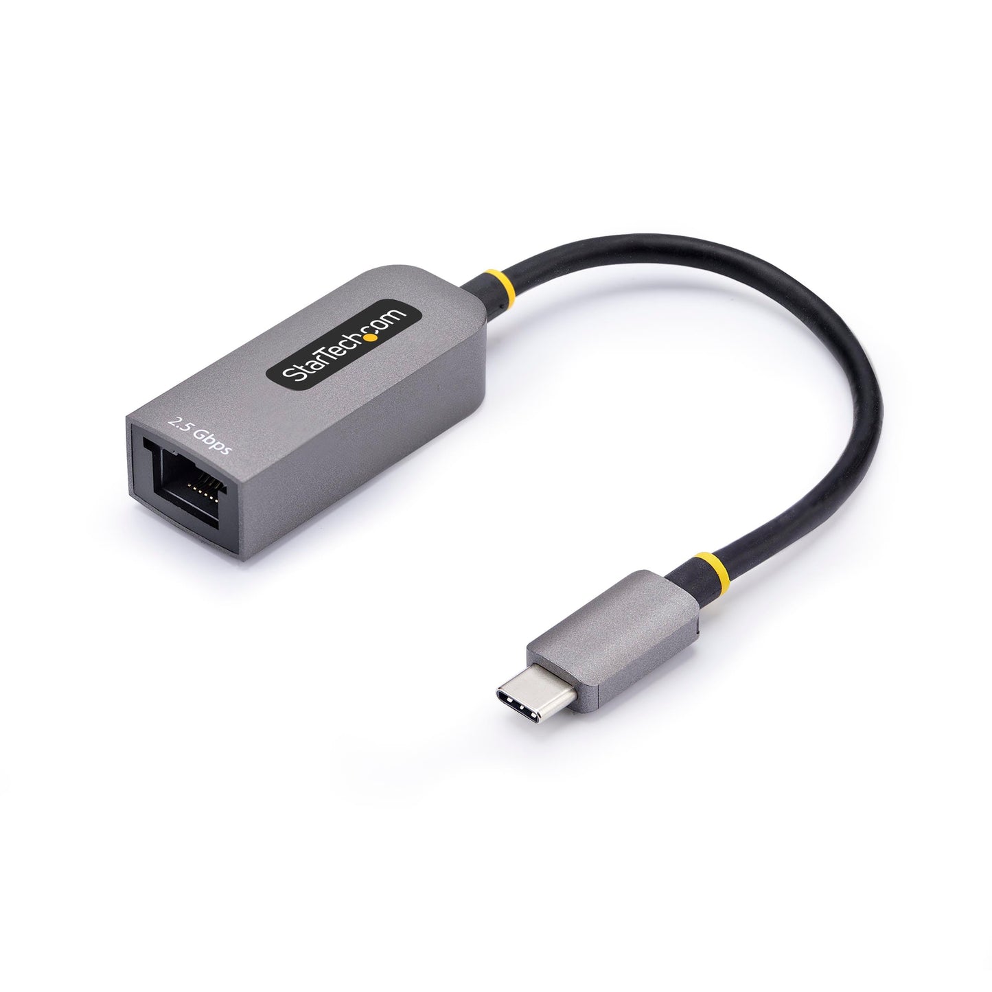 StarTech.com 2.5GbE USB-C to Ethernet Adapter, NBASE-T NIC, USB 3.0 Type-C 2.5/1G Multi Speed Network, Thunderbolt Compatible