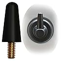 VAGMI 1.2 Inch Aluminum Antenna Compatible with Jeep Wrangler TJ Gladiator JK JKU JL JLU Rubicon Sahara Unlimited Sport (Mainly Used for Jeep Wrangler
