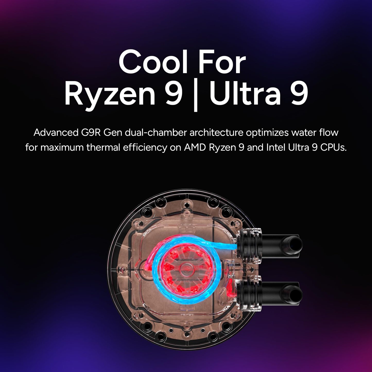Cooler Master 360 Core II Liquid CPU AIO Cooler - 360mm Radiator, 3X ARGB PWM Fans, Infinity Mirror Dual-Chamber Pump, Quiet Cooling & Easy